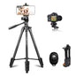 Phopik 55" Extendable Phone Tripod with Wireless Remote and Carry Bag