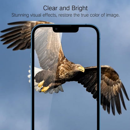 PERFECTSIGHT Sapphire Anti Blue Light Screen Protector Designed for iPhone 13 Pro Max - Medical-Grade Eye Protection -HD Clear Filter 6 Radiations Shatterproof Diamond Hard Tempered Glass (6.7 inch)