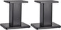 MECCANIXITY Wood Speaker Stands, 2 Pack 11.8 Inch (30cm) Universal Speaker Stand Hollowed Bases Enhanced Audio Listening for Home Theaters Cinema