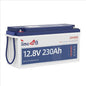 12V 230Ah LiFePO4 Battery, Built-in 150A BMS, Max. 1920W Power Output & 2944Wh Energy Lithium Battery, 15000 Cycles for Your RVs, Solar System, Off-Grid, Camper, etc