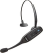 BlueParrott C400-XT Mono Bluetooth Wireless Headphones 96% Noise Canceling Trucker Headset with Mic, Convertible Over Head to Behind Neck Style with 300 ft. Wireless Range, 24 hrs. Talk Time, Black