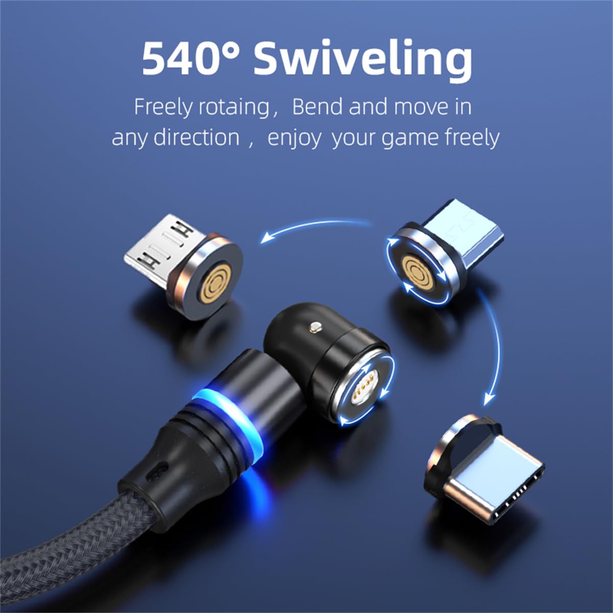 Magnetic Charging Cable, Magnetic Phone Charger Cable, Magnetic USB Cable