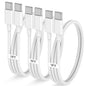 3-Pack 1FT 60W USB C to USB C Cable, Type C Fast Charging Cable for iPhone 16 15 Pro Plus Pro Max，for Galaxy S24 S23, for iPad Pro/Air, for MacBook Pro/Air and More
