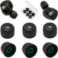 Memory Foam Ear Tips for Sony WF-1000XM5 Earbuds Tips for WF-1000XM5 WF-1000XM4 Earbuds Case, 3 Pairs Medium Black