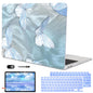 LCMOCICO Compatible with 2021 2020 MacBook Air 13 inch Case M1 A2337 A2179 A1932 2018 2019 Release, Pattern Plastic Hard Shell Case & Keyboard Cover for Mac Air 13.3 Touch ID, Tin Foil Butterfly