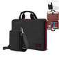 ZINMARK Laptop Case 15.6 Inch Briefcase Military-Grade Protection with Detachable Belt Bag, Compatible All Model of 15-16 Inch MacBook Pro and Most Popular 15.6 Inch Notebooks Chromebooks (Gray&Blue)