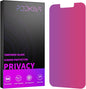 Compatible for iPhone 13 Pro Max Privacy Screen Protector/iPhone 14 Plus Screen Protector Tempered Glass 6.7 Inch, Pink Gradient Anti Spy Anti Blue Light HD Easy Installation