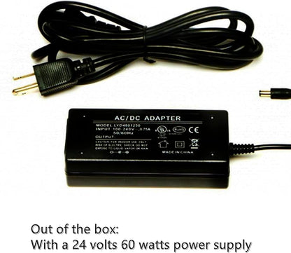 PoE Texas POE-12-24v60w | 12 Port Passive PoE Injector - Power Over Ethernet with 24 Volt 60 watt Power Supply for Ubiquiti, Mikrotik and Similar Devices