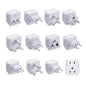 Ceptics World Travel Adapter Set - 2 in 1 USA to Europe, Asia, Africa, India, Japan, Australia, Brazil, China, Israel and more - 11 Pack - Safe Grounded - Works with Cell phones, Laptops, Chargers