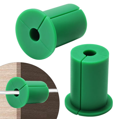 EASYEAH 2pc Black Starlink Cable Grommets 1" Silicone Wire Hole Grommet