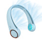 CIVPOWER Neck Fan: Portable Personal Neck Cooling Rechargeable Bladeless Fan - Hands Free 3 Speed 4000 mAh Battery USB Operated Wearable Headphone Design - Gift for Men Women Outdoor (Dark Green)