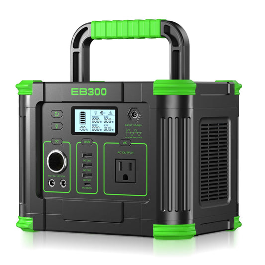 GRECELL Portable Power Station 330W, 288.6Wh Solar Generator