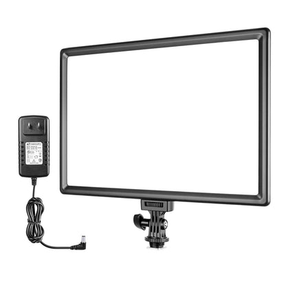 NEEWER 192 LED Video Light Panel, 20W Ultra Thin Bi Color Dimmable DSLR Camera Soft Light, 4000mAh Lithium Battery, 3200K-5600K CRI97+, Key Lighting for Studio Photography Recording Streaming