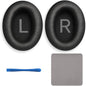 Premium Replacement Ear Pads for Bose Bose QC45– Soft Protein Leather & Memory Foam Cushions – Enhanced Noise Isolation – Easy Installation Kit,Video & Cleaning Cloth (Black)