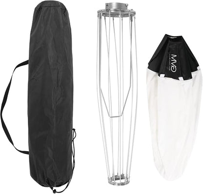 GVM Lantern Softbox Soft Light Modifier, 26inch, Quick-Setup Quick-Folding GVM Light Upgraded for GVM SD80D P80S SD300D SD200D SD200S ST200R ST100R PR150D PR150R and Other Bowens Mount Light