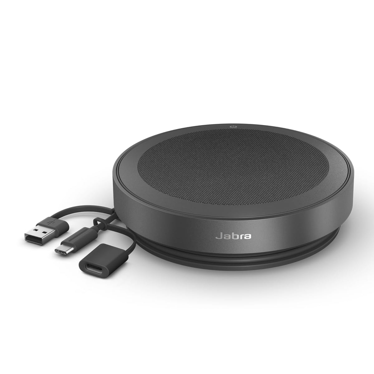 Jabra Speak2 75 SE (Second Edition) Wireless Bluetooth Speakerphone - 4 Noise-Cancelling Mics, 65mm Speakers - New Linking Feature - USB-A Dongle - Works with Zoom and Google Meet - Dark Grey
