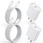 [Apple MFi Certified] Fast iPhone Charger,2Pack 20W USB C Wall Charger Block i Phone Charge Plug + Lightning Quick Charging Cable Cord for Apple iPhone 14/Pro/Pro Max/Plus/13/12/11/XS/XR/X/SE2022/iPad
