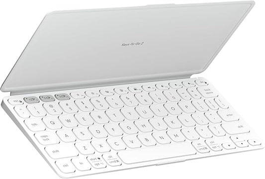 Logitech Keys-to-Go 2 Portable Bluetooth Keyboard - Pale Grey