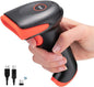 Tera Pro Wireless 2D QR Barcode Scanner 3 in 1 Bluetooth & 2.4GHz Wireless & USB Wired Connection Connect Smart Phone Tablet PC Image Bar Code Reader with Vibration Alert Model HW0002-O