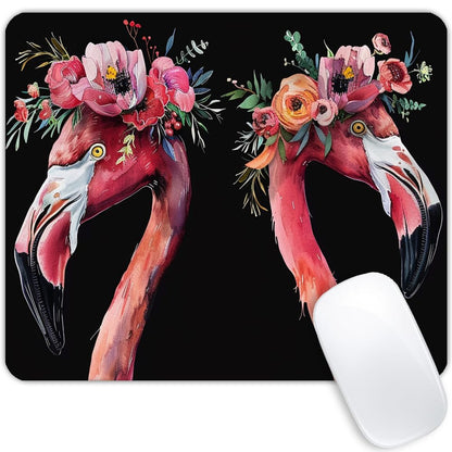 Square Mouse Pad Flamingo-1,Gaming Mouse Pads for Desk,Soft Computer Waterproof Non-Slip Mouse Mat