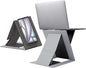 MOFT Folding Laptop Stand Lap Desk, Portable & Mini Computer Stand Laptop Desk for Travel and Home Office, Ergonomic Design with Adjustable Viewing Angles, Lightweight Computer Cooling Riser, Gray