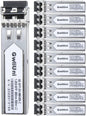 10Pcs 1.25G SFP Multi Mode Fiber Module Network Transceiver, SX MM 850nm 500m, Duplex LC Interface for Switch, Router, Firewall, Network Card, Media Converter etc