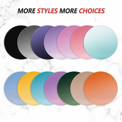 ITNRSIIET Mouse Pad Non-Slip Rubber Base Smooth Surface Stitched Edges Waterproof Durable Compatible with All Mice for Office & Gaming, Desk Accessory, Diameter 8.7 inch, Sunset Gradient