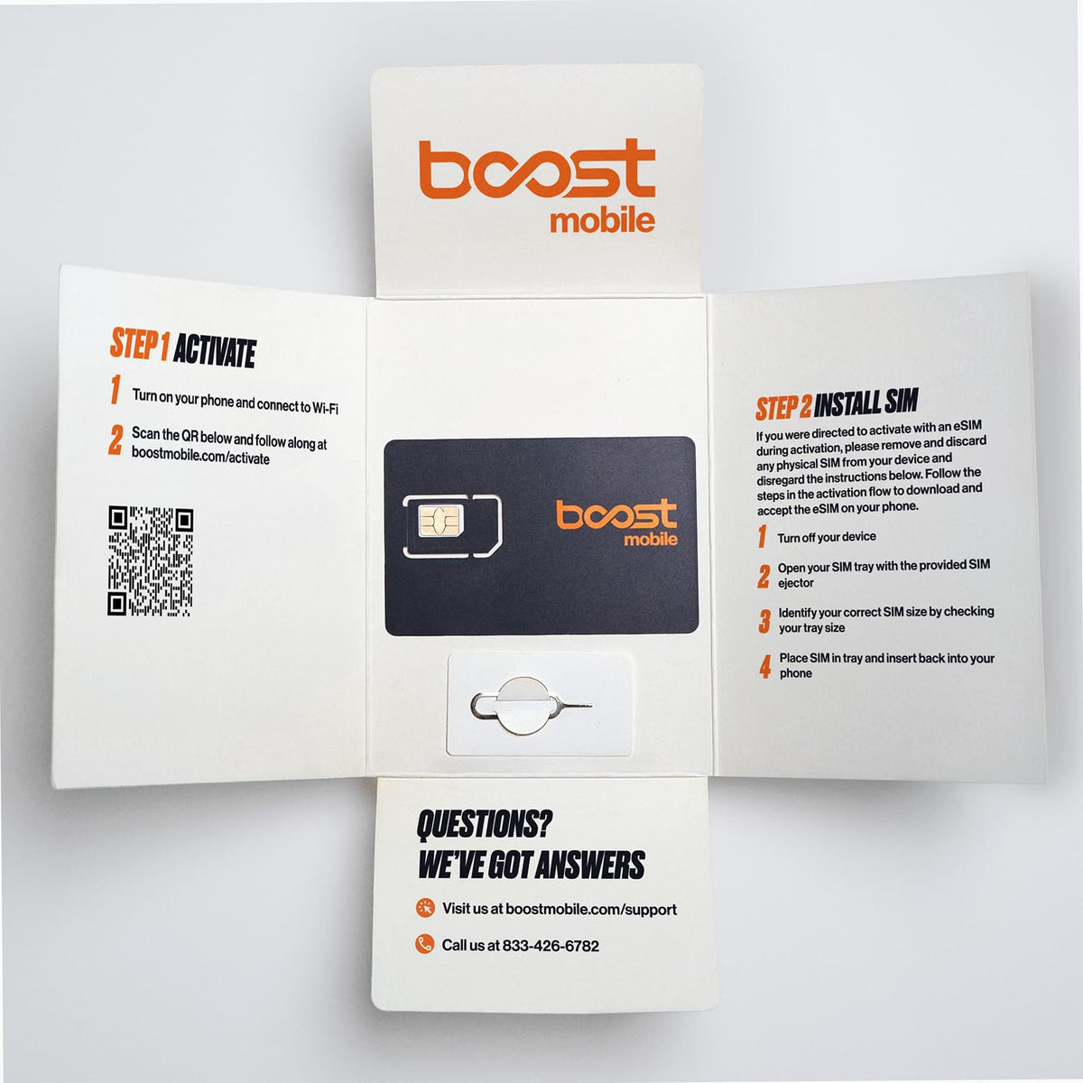 Boost Mobile SIM Kit | $25/mo Forever Unlimited Plan with Auto-Pay | Unlimited Talk, Text & Data | First Month Included with Purchase | US Phones Only