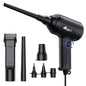 ATEngeus Air Duster, Stepless Speed Electric Air Duster, Multi-Use Compressed Air Duster, Keyboard Cleaner, Replace Canned Air, Air Blower for Clean Dust, Hairs, Laptop, PC
