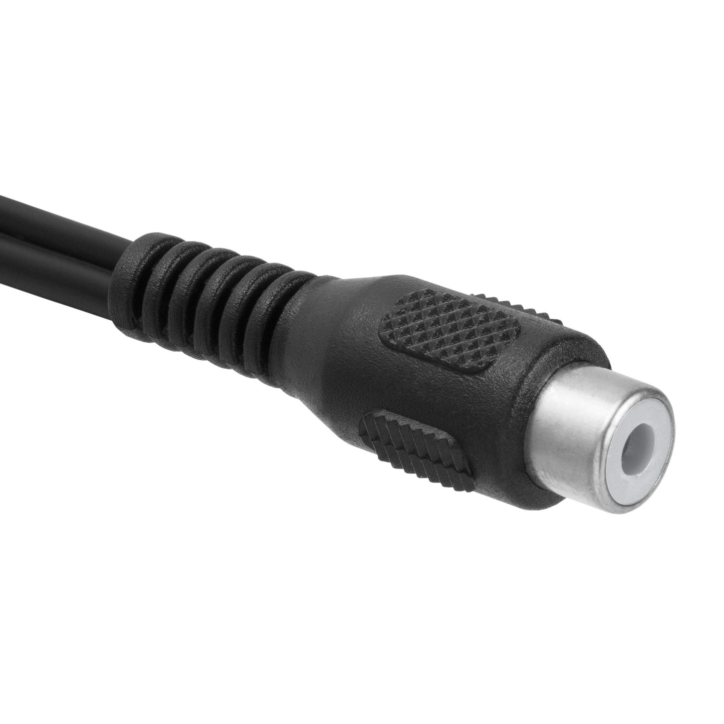 Cmple - [5 Pack 2 RCA Male to 1 RCA Female Stereo Audio Y-Cable, 2 RCA Plugs to 1 x RCA Jack Y-Adapter Subwoofer Cable