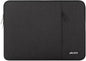 MOSISO Laptop Case 12.3 inch, 11.6-12.3 inch Laptop Sleeve Compatible with MacBook Air 11.6, Acer HP Dell Lenovo Samsung, Surface Pro, Polyester Vertical Computer Sleeve Bag with Pocket, Black
