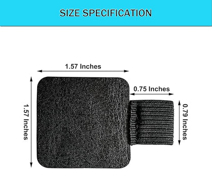 16PCS Notebook Pen Loop Holder,Self Adhesive Leather Pen Holder for notebook,Pencil Elastic Loop Designed for Notebooks,Journals,Calendars,Planners,Tablet Case for School,Office