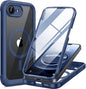 Miracase Magnetic for iPhone 12 Pro Max Case [Compatible with MagSafe] Full-Body Phone case with Built-in Glass Screen Protector& Camera Protector, Military Drop Proof 12 Pro Max Cover