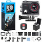 AKASO EK7000 Pro 4K30fps Action Camera with Touch Screen EIS 131ft Waterproof Underwater Camera Remote Control 5X Zoom with Helmet Accessories Kit (with 128GB MicroSD Card)