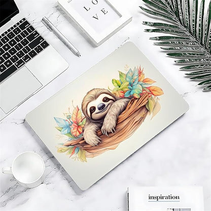 Compatible with MacBook Air 13.3 13.6 Inch Case 2022 2021 2020 2019 Plastic Hard Shell Case Cover,13.3 Pro(A1706/A1708/A1989/A2159/A2289/A2338), Sloth