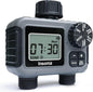 Insoma 2-Zone Sprinkler Timer, Programmable Garden Hose Timer with Auto/Manual/Rain Delay Modes | Water-Saving Irrigation Controller for Lawn, Yard & Drip Systems | Waterproof Design & Easy Setup