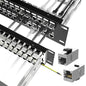 Jadaol [UL Listed] 24 Port Patch Panel Rackmount or Wall Mount 19-Inch 1U