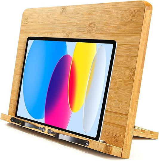 Coslony Extra Large Tablet Stand for Desk, Adjustable Holder for Touch Screen Tablets