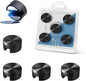 Magnetic Cord Holder Metal Black, Maveek Silicone Cable Clips Magnet Wire Management Cord Organizer for Bedside Table Office Desk Laptop Computer Charging Cables Outdoor Indoor (5 Piece)