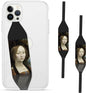 Customizable Universal Phone Grip Strap | Reversible Phone Hand Strap for Phone Cases as Phone Loop Holder| Secure handling by Comfortable Phone Strap - Mona Lisa The First Femen