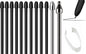 Soft Metal Nibs Tips Replacement For Samsung Galaxy Tab S10 Ultra Spen S9 S8 S7 S10+ S9+ S8+ Tab S9 Ultra S6 Lite S24 S23 S22 Ultra Note 9 Note 8 S Pen King Write + Tool, 10Pcs Standard + 2 Pcs Metal