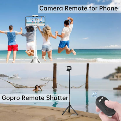 Bluetooth Camera Remote Control for iPhone, GoPro Camera Shutter Remote with Type-C Charging - 65ft Range - Instant Pairing - Compatible with iPhone 12-17 Pro Max, GoPro 8-12, iPad, Android