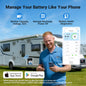 Redodo 12V 165Ah LiFePO4 Battery, Bluetooth, Group 31, for RV, Marine