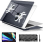 Batianda Case for M1 MacBook Air 13 Inch Model A2337 A2179 A1932 2021 2020 2019 Release,3D Painted Creative Series Design Hard Shell with Keyboard Cover & Screen Protector, Cosmonaut