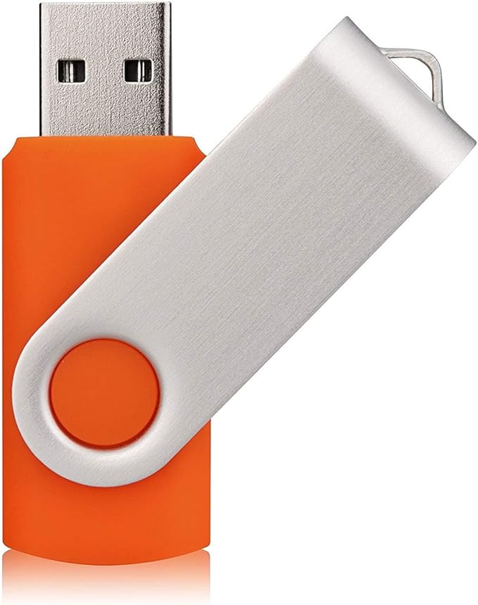 Aiibe 10 Pieces 2GB USB Flash Drive Colorful Memory Stick Thumbdrives (Mix Colors : Black Blue Red Green Orange White Yellow Pink Purple Silver)