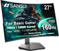 SANSUI 24 Inch Gaming Monitor 180Hz, DP 1.4 & HDMI 2.0 Ports High Refresh