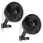 Spider Farmer 6" Grow Tent Clip Fan, EC Motor, 10-Level Oscillation, 2-Pack