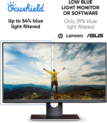 Ocushield 22” (16:10) Premium Anti Blue Light Screen Protector with Privacy Filter for Laptops and Computer Monitors - Anti-Glare - Easy Install - Anti-Fingerprint - Reduce Eye Fatigue (474 x 297 mm)