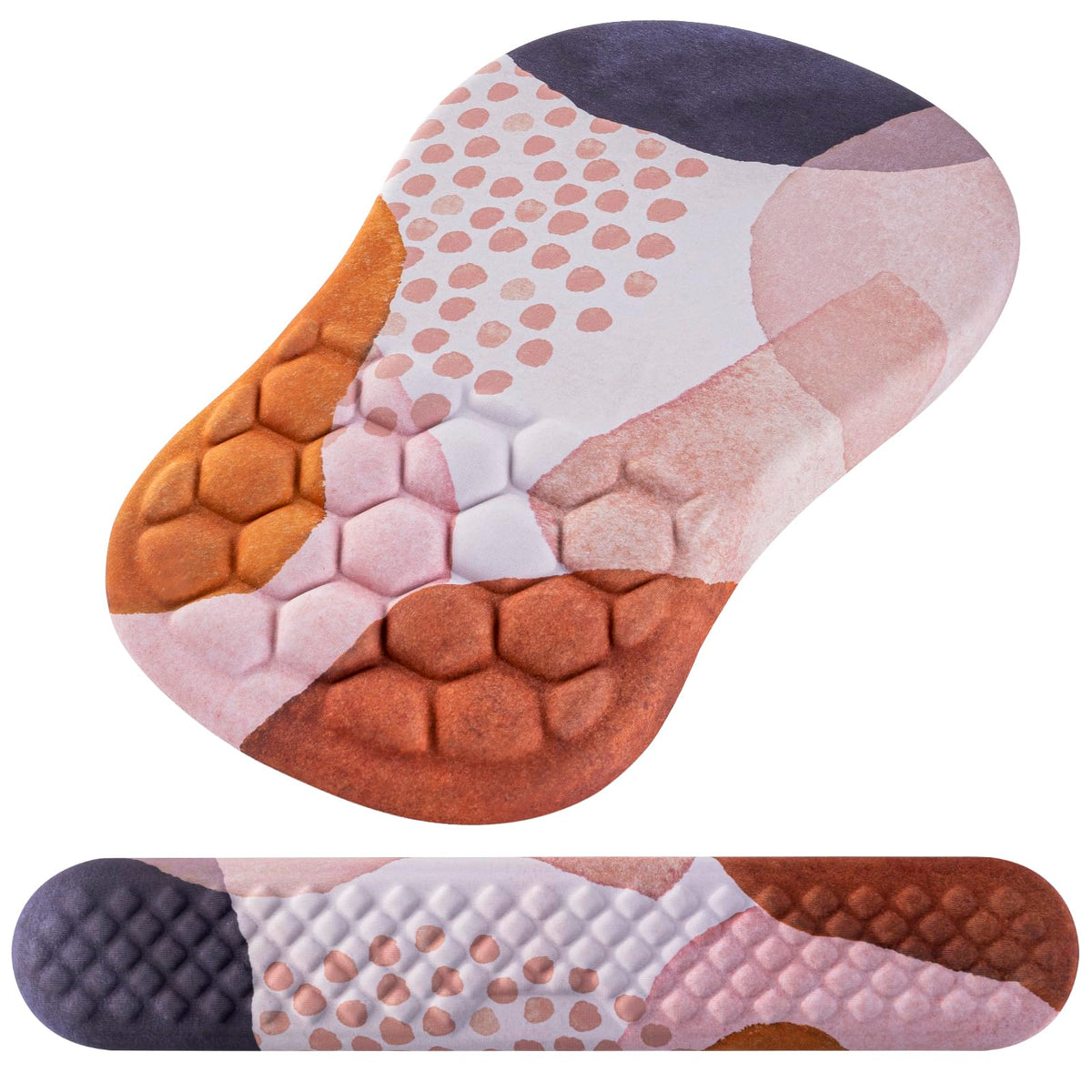Laokiiy Ergonomic Mouse Pad with Wrist Support and Keyboard Wrist Rest Set
