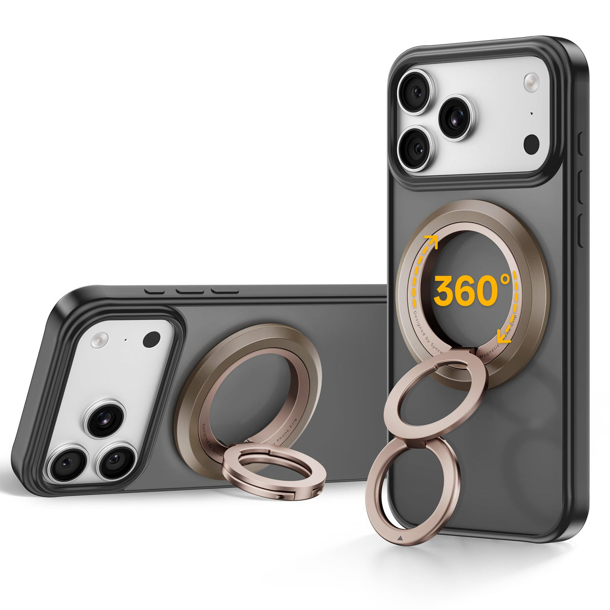 SYNCWIRE Magnetic Phone Ring Holder, for MagSafe Phone Grip Stand Kickstand